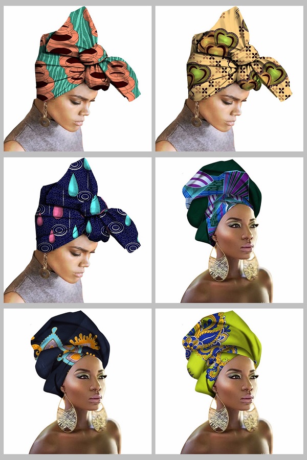 African Turban Head Wrap factory